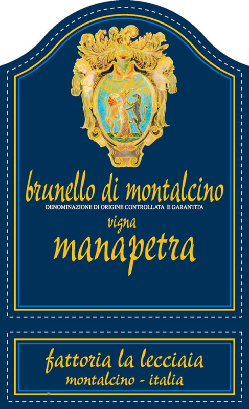 La Lecciaia Brunello di Montalcino Manapetra 2011 Front Label