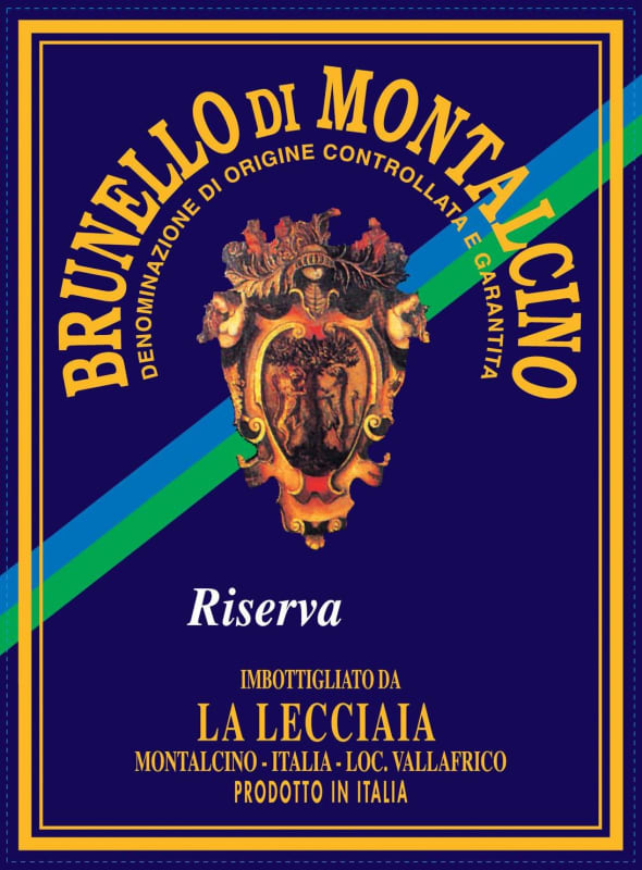 La Lecciaia Brunello di Montalcino Riserva 2009 Front Label