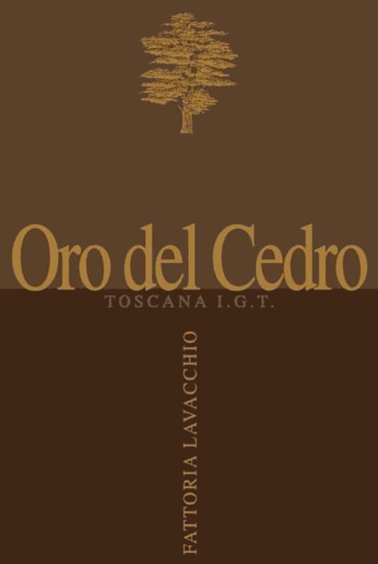 Fattoria Lavacchio Toscana Oro del Cedro Bianco 2011 Front Label