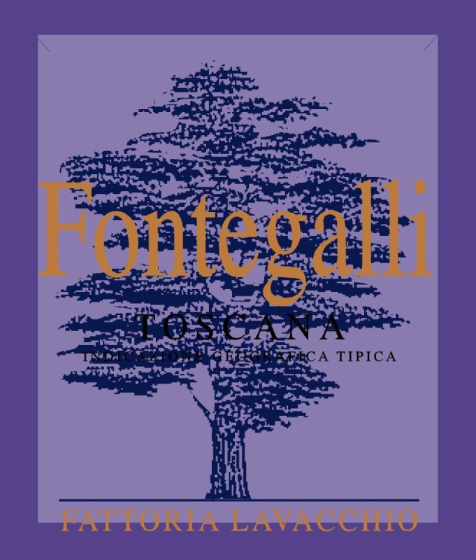 Fattoria Lavacchio Toscana Fontegalli 2004 Front Label