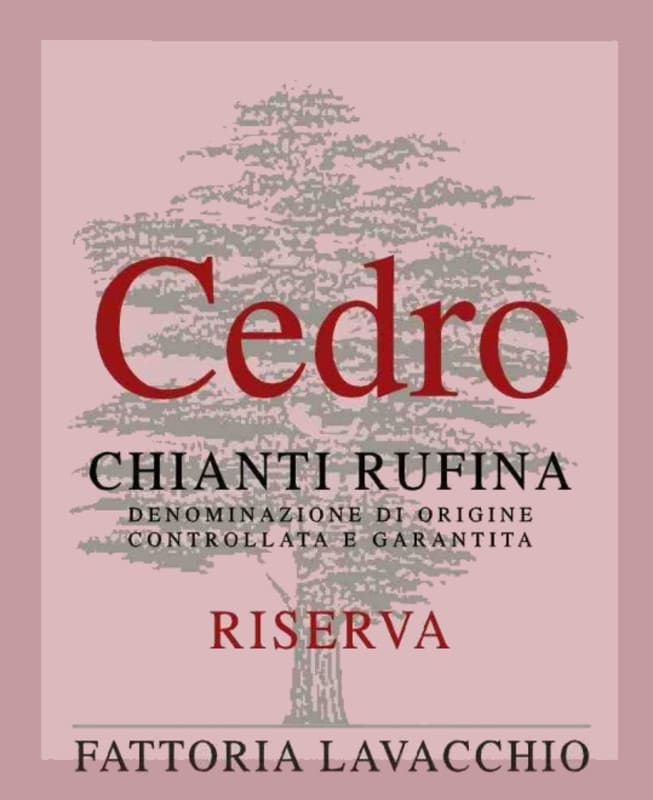 Fattoria Lavacchio Chianti Rufina Cedro Riserva 2004 Front Label