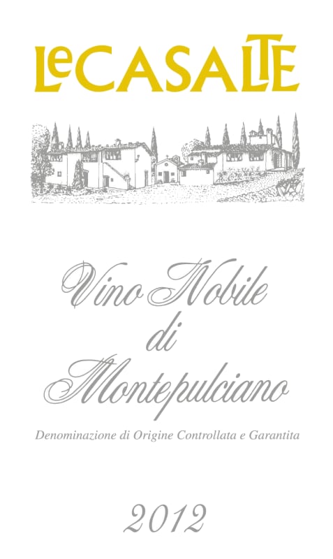 Le Casalte Vino Nobile di Montepulciano 2012 Front Label