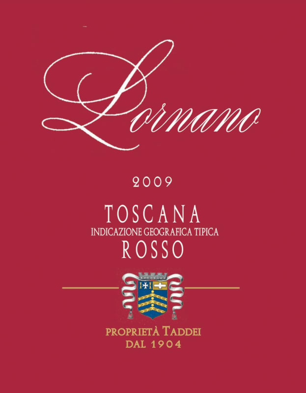 Lornano Toscana Rosso 2009 Front Label