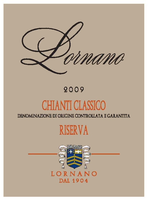 Lornano Chianti Classico Riserva 2009 Front Label