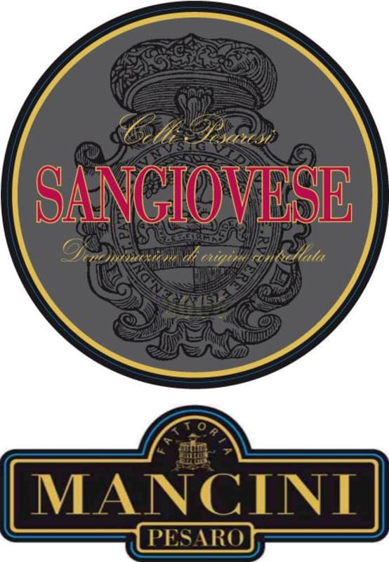 Fattoria Mancini Colli Pesaresi Sangiovese 2013 Front Label