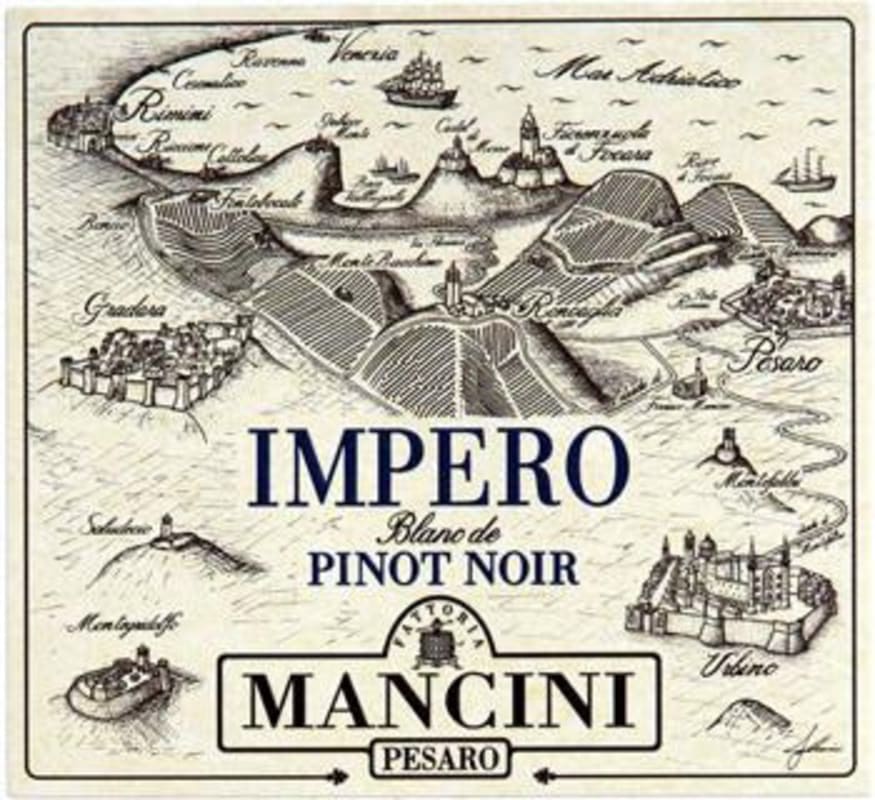 Fattoria Mancini Marche Impero Blanc de Pinot Noir 2015 Front Label