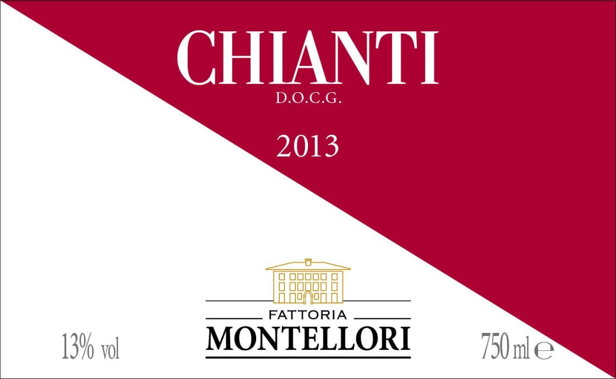 Fattoria Montellori Chianti 2013 Front Label