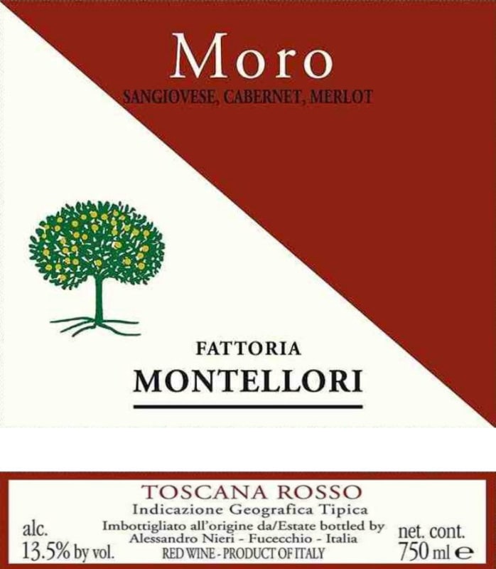 Fattoria Montellori Toscana Moro Rosso 2011 Front Label