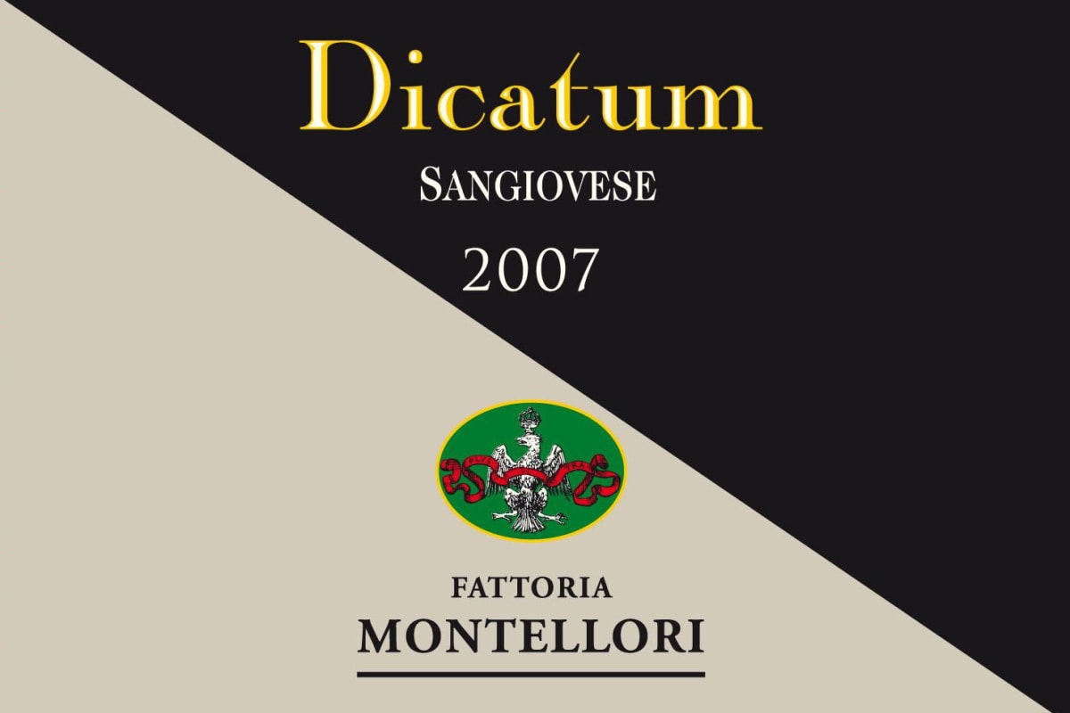Fattoria Montellori Toscana Dicatum 2007 Front Label