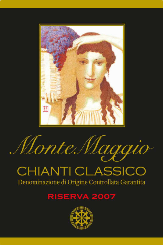 Fattoria Montemaggio Chianti Classico Riserva 2007 Front Label