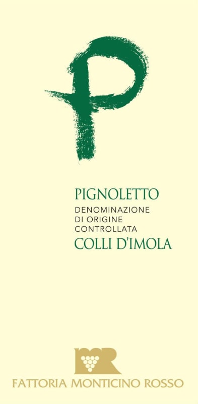 Fattoria Monticino Rosso Colli d'Imola Pignoletto 2015 Front Label