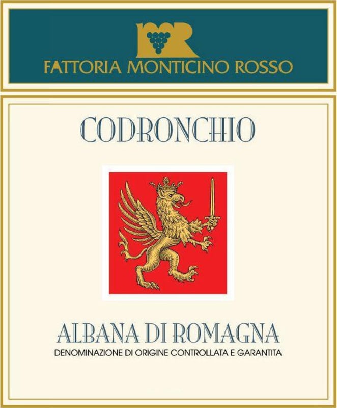 Fattoria Monticino Rosso Albana di Romagna Codronchio 2011 Front Label