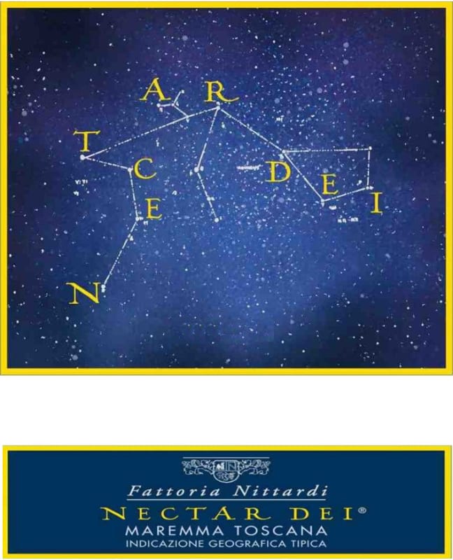 Nittardi Maremma Toscana Nectar Dei 2011 Front Label