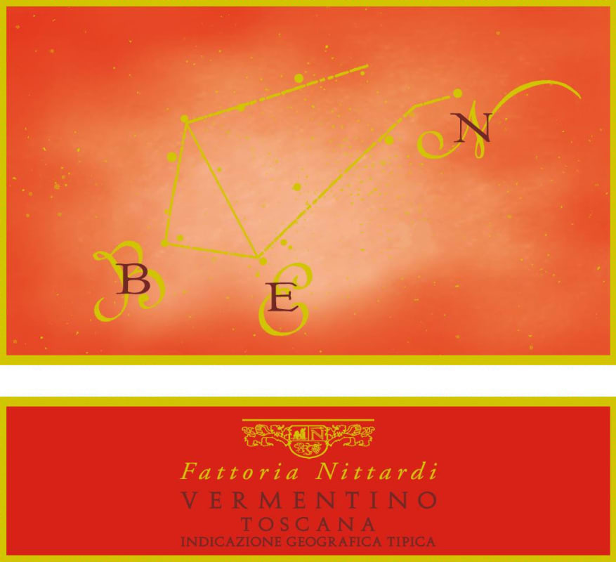 Nittardi Toscana BEN Vermentino 2015 Front Label