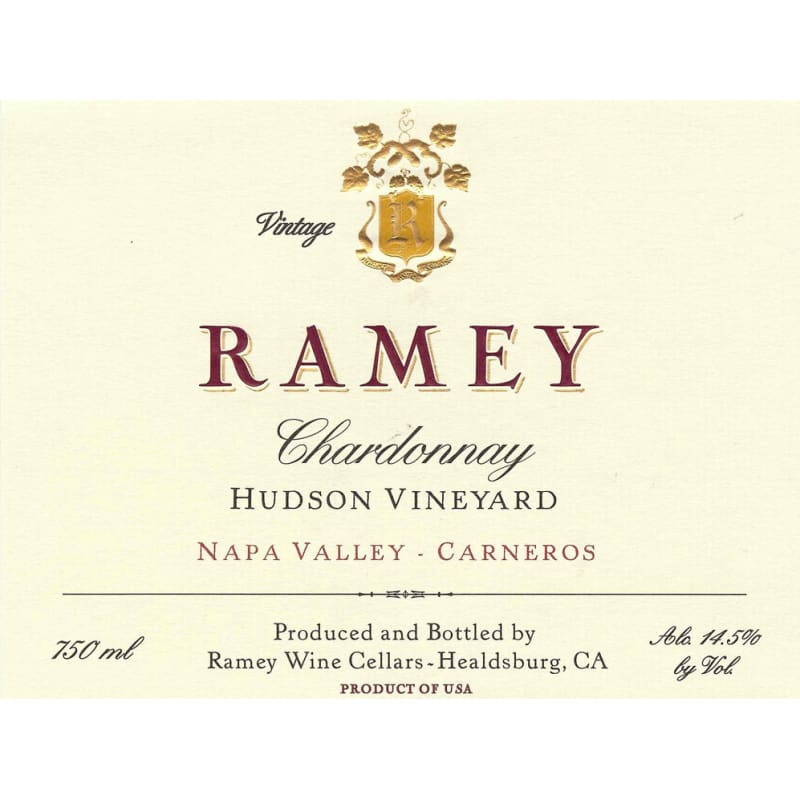 Ramey Hudson Vineyard Chardonnay (1.5L Magnum) 2005 Front Label