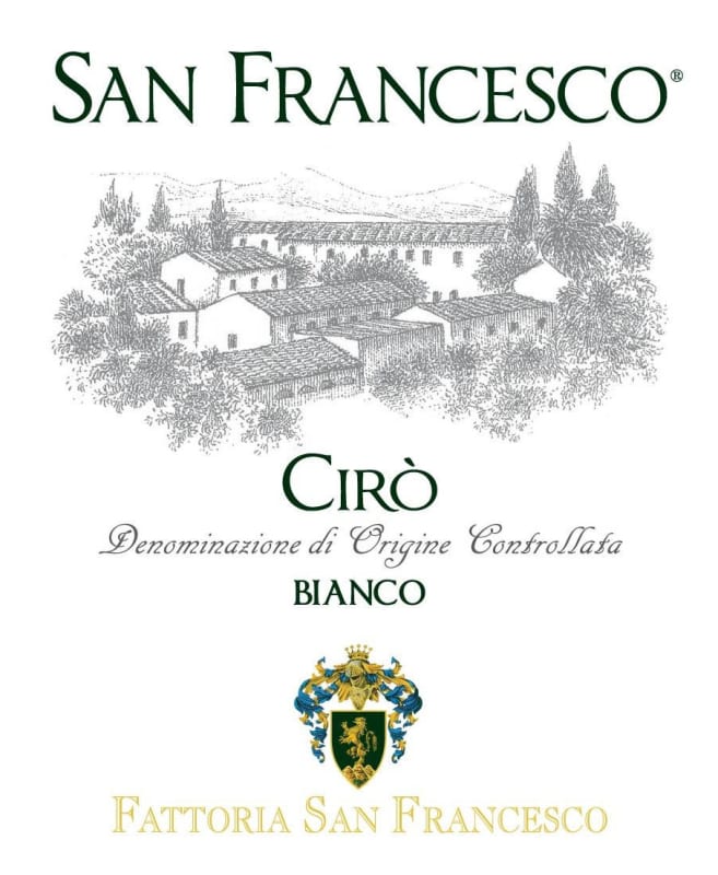 Fattoria San Francesco Ciro Bianco 2015 Front Label