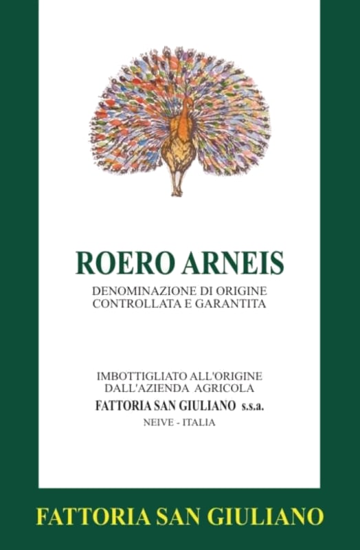Ferliga Roero Arneis 2014 Front Label