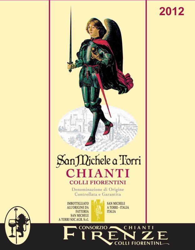 Fattoria San Michele a Torri Chianti Colli Fiorentini 2012 Front Label