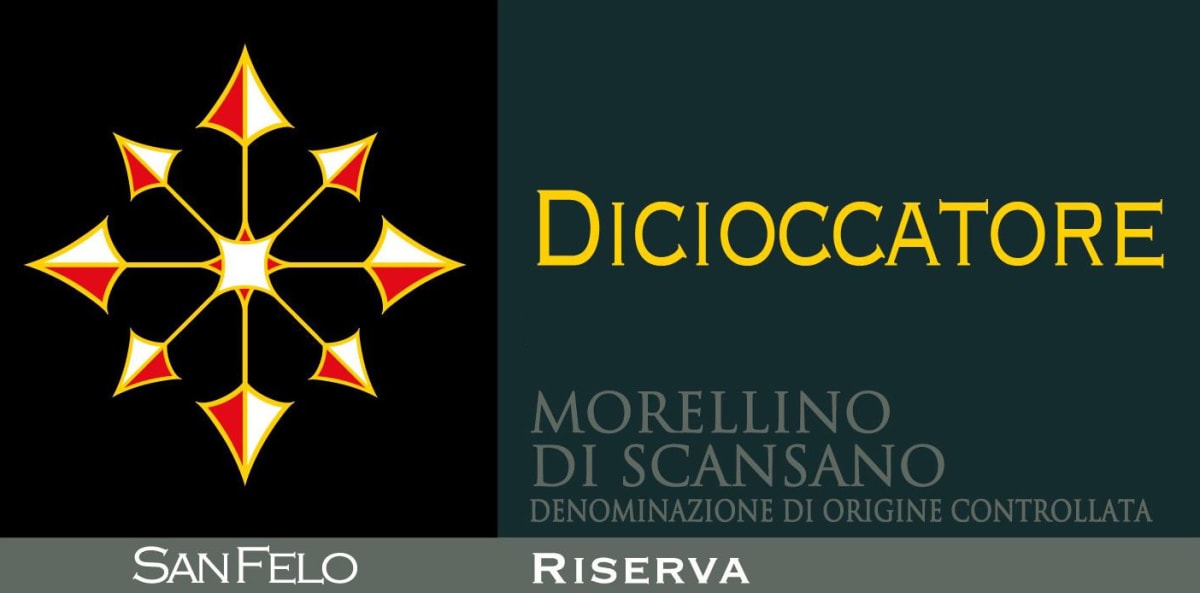 Fattoria SanFelo Morellino di Scansanoe Dicioccatore Riserva 2007 Front Label