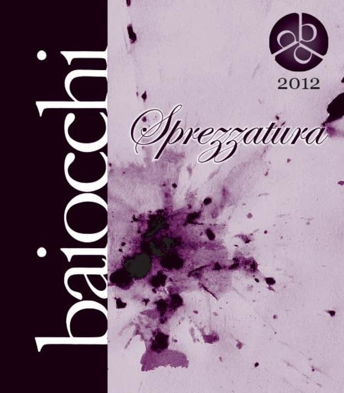 Baiocchi Sprezzatura Red 2012 Front Label