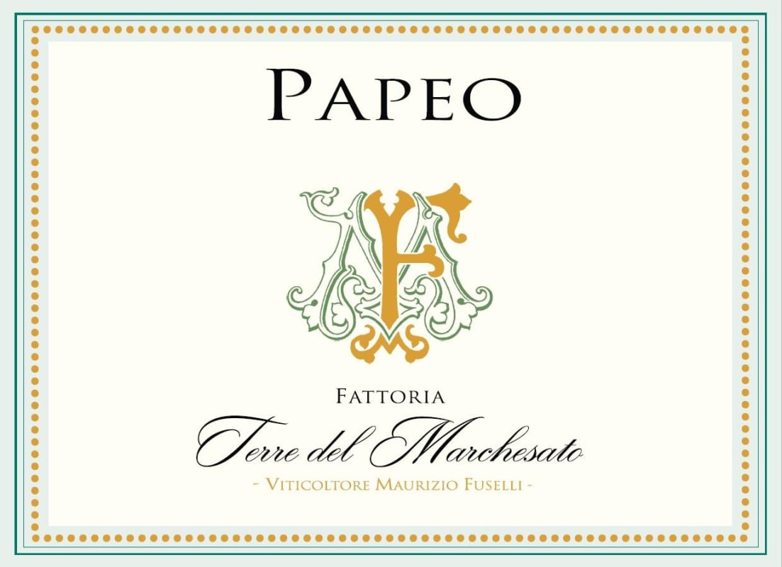 Terre del Marchesato Papeo Vermentino 2013 Front Label