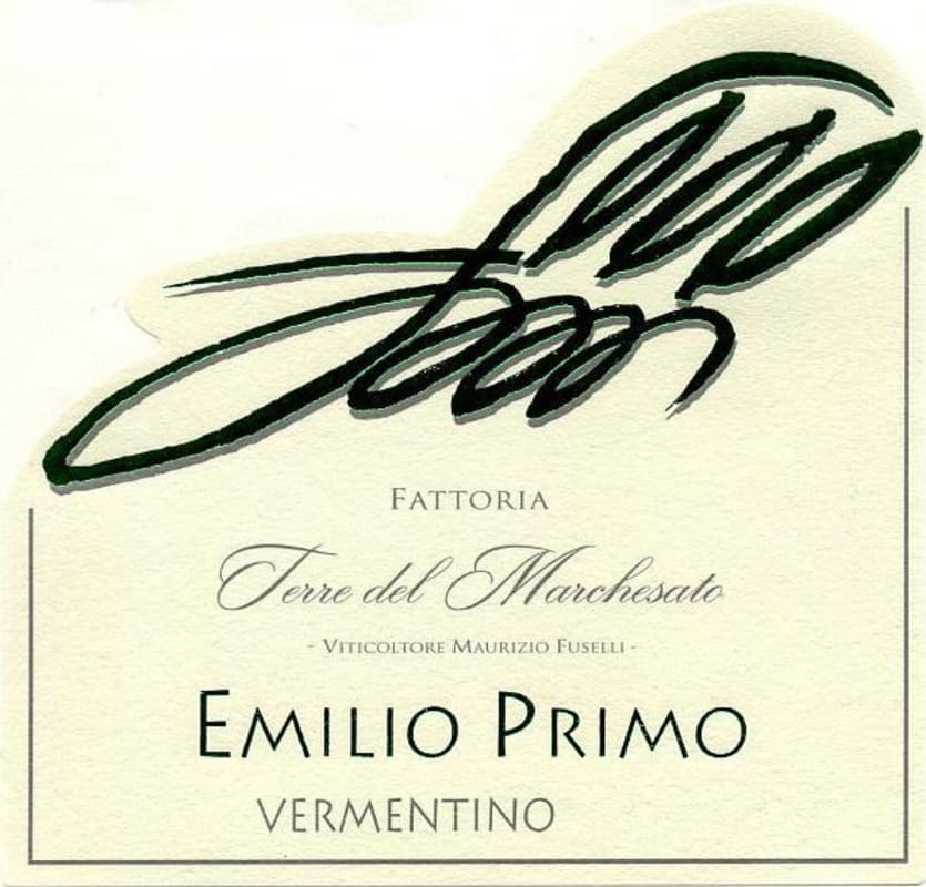 Terre del Marchesato Emilio Primo Vermentino 2013 Front Label