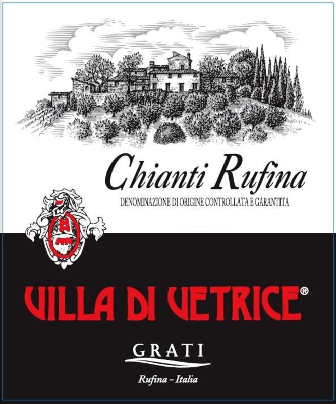 Fattorie Di Galiga E Vetrice Chianti Rufina 2012 Front Label