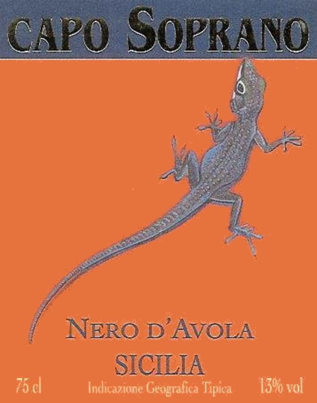 Fazio Wines Sicilia Capo Soprano Nero d'Avola 2006 Front Label