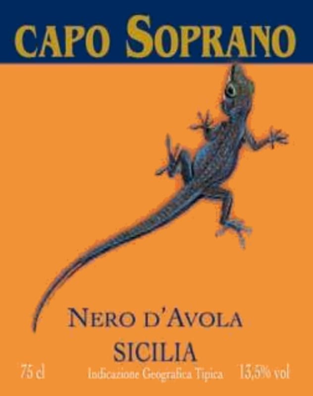 Fazio Wines Sicilia Capo Soprano Nero d'Avola 2013 Front Label