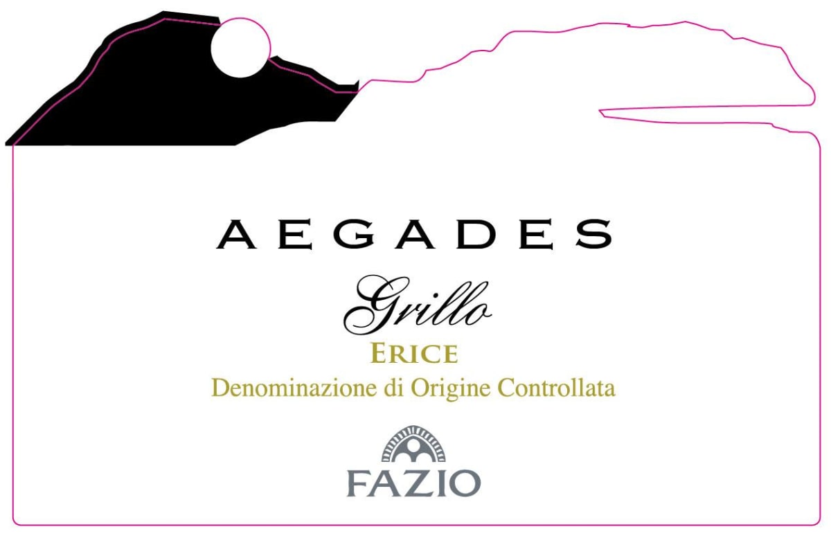 Fazio Wines Erice Aegades Grillo 2014 Front Label