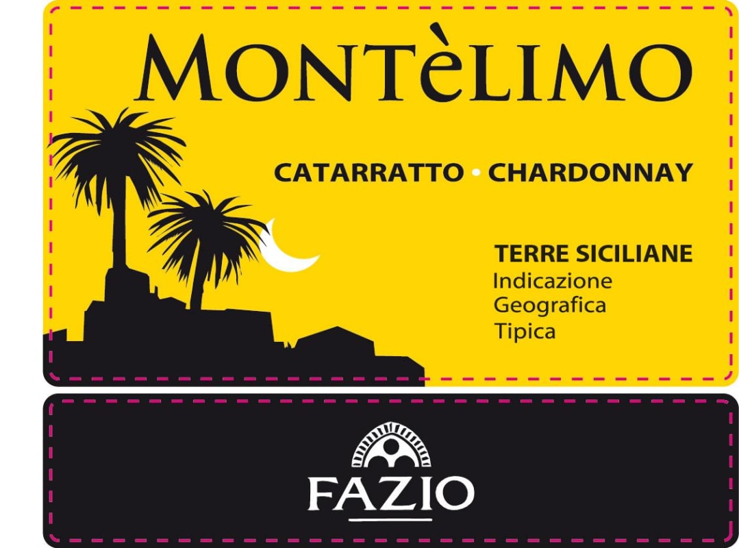 Fazio Wines Montelimo Catarratto Chardonnay 2014 Front Label