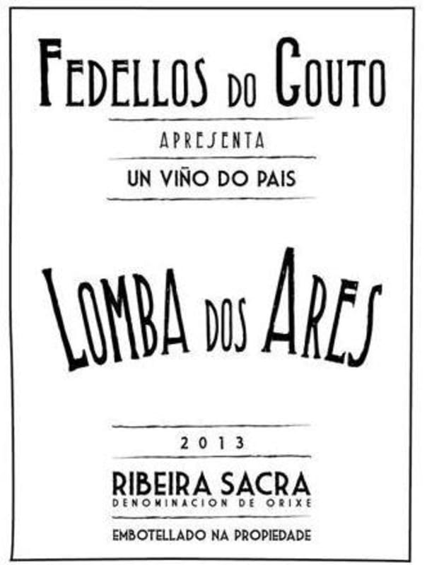 Fedellos do Couto Lomba dos Ares 2013 Front Label