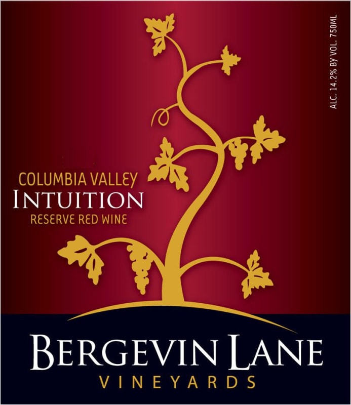 Bergevin Lane Intuition Reserve Red 2006 Front Label