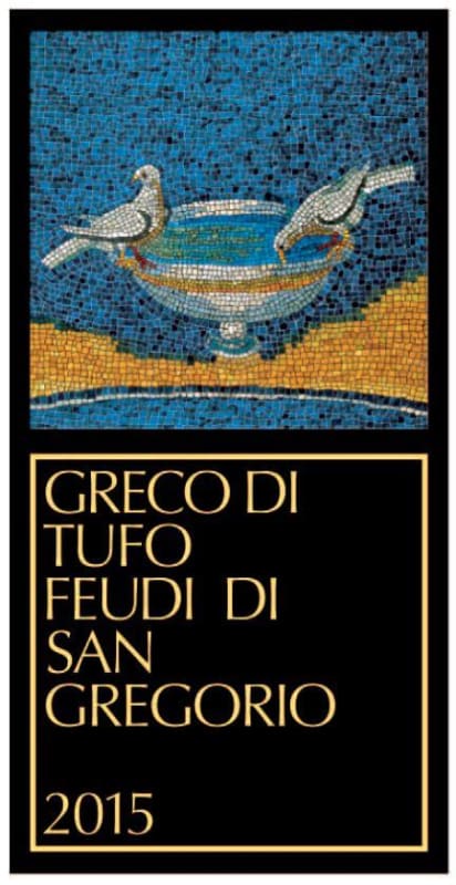 Feudi di San Gregorio Greco di Tufo Blanc 2015 Front Label