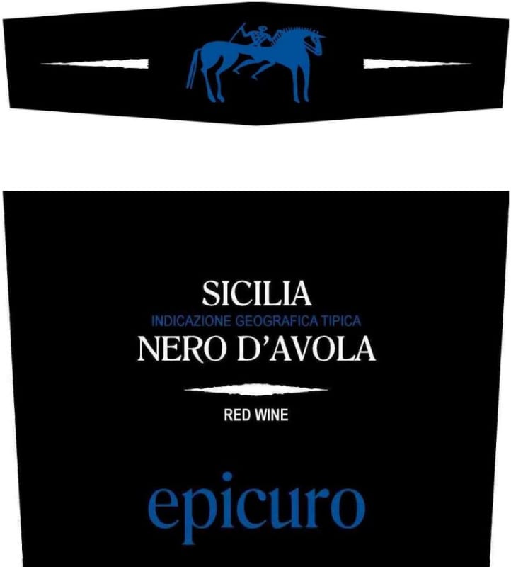 Femar Vini Sicilia Nero d'Avola Epicuro 2008 Front Label