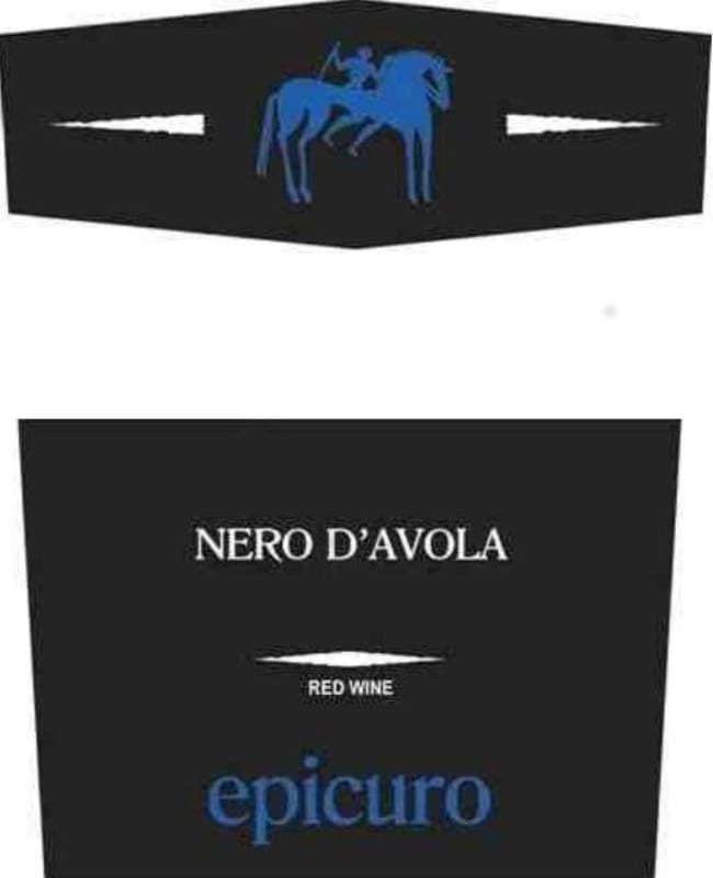 Femar Vini Sicilia Nero d'Avola Epicuro 2013 Front Label