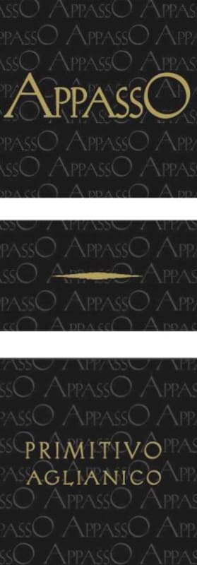 Femar Vini Appasso Primitivo Aglianico 2014 Front Label