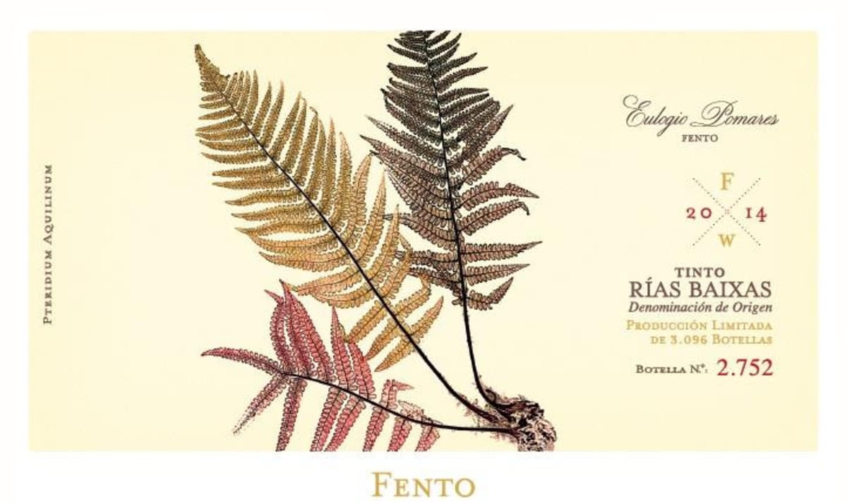 Fento Wines Fento Tinto 2014 Front Label
