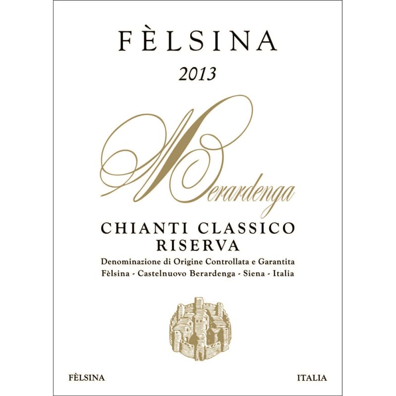 Felsina Berardenga Chianti Classico Riserva (375ML half-bottle) 2013 Front Label