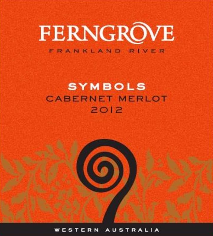 Ferngrove Winery Symbols Cabernet Merlot 2012 Front Label