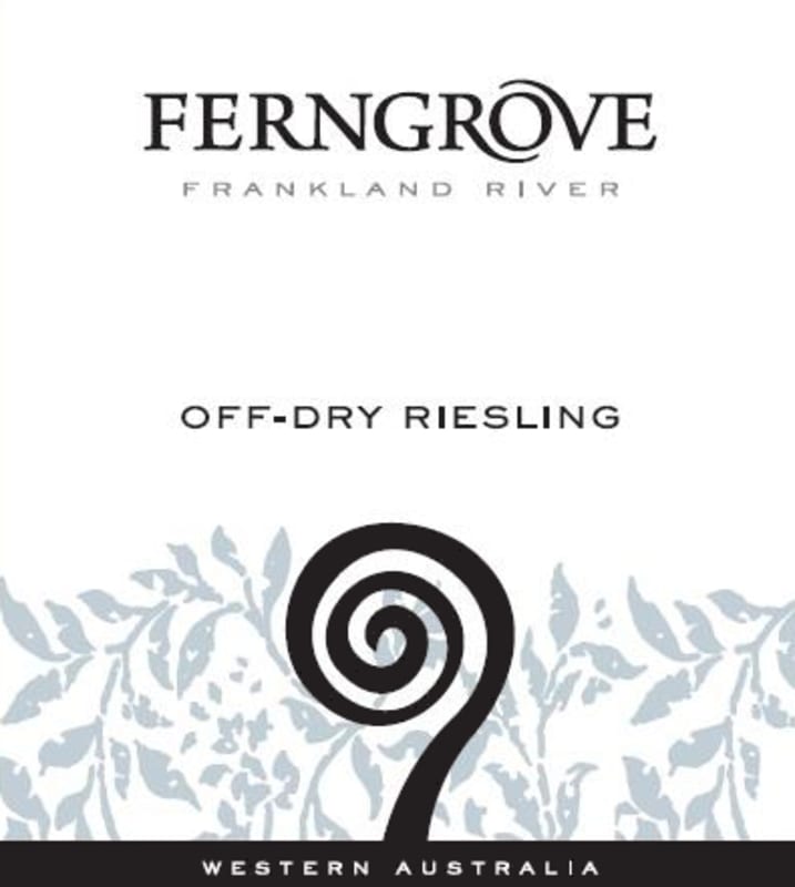 Ferngrove Winery Limited Release Off-Dry Riesling 2015 Front Label