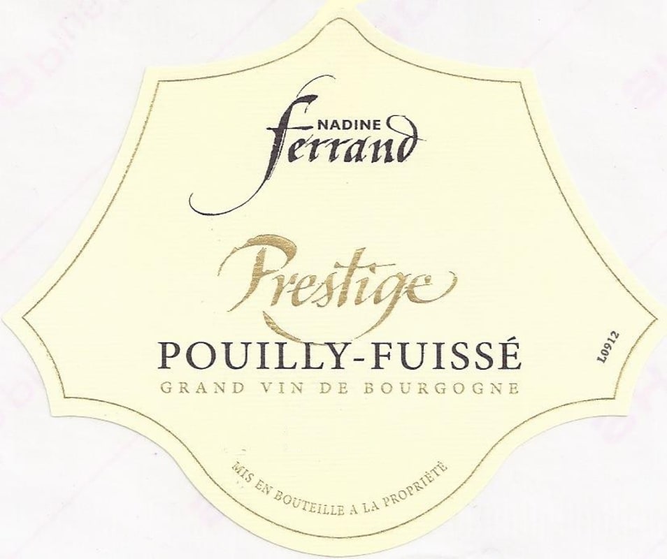 Ferrand Pascal Et Nadine Earl Pouilly-Fuisse 2014 Front Label
