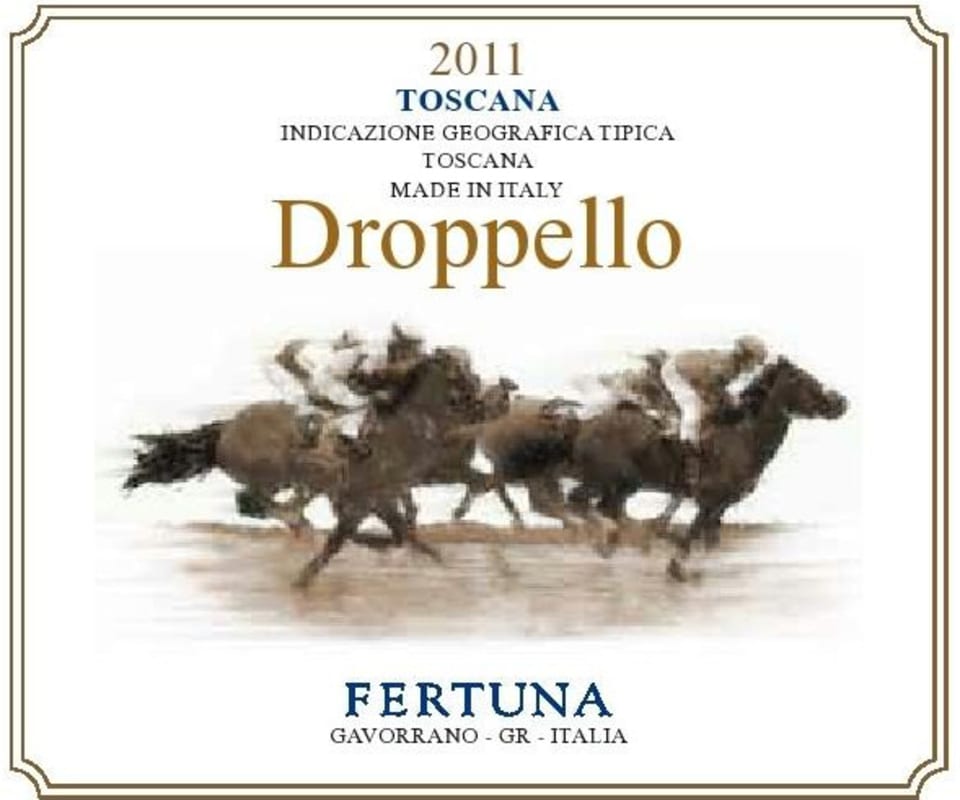 Fertuna Toscana Droppello 2011 Front Label
