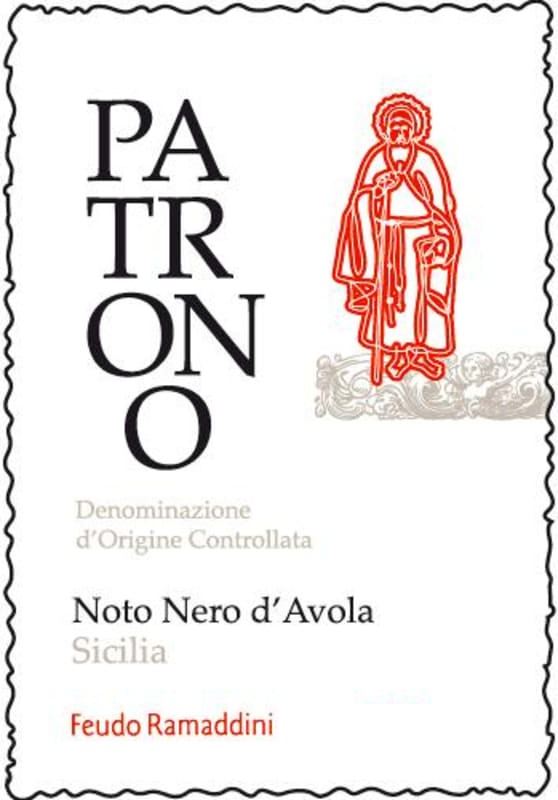 Feudo Ramaddini Noto Patrono Nero d'Avola 2011 Front Label