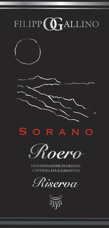 Filippo Gallino Roero Sorano Riserva 2008 Front Label