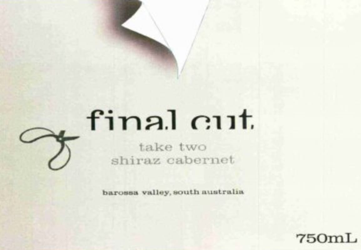 Final Cut Wines Take Two Shiraz Cabernet Sauvignon 2013 Front Label