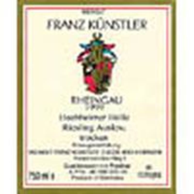 Franz Kunstler Riesling Auslese Trocken Hochheimer Hölle 1999 Front Label