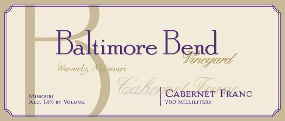 Baltimore Bend Vineyard Cabernet Franc 2006 Front Label