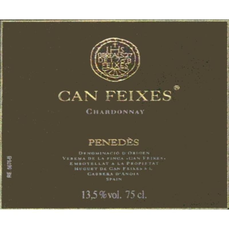 Finca Can Feixes Chardonnay 2005 Front Label