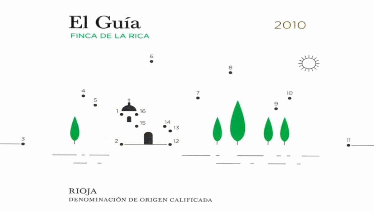 Finca de la Rica El Guia 2010 Front Label